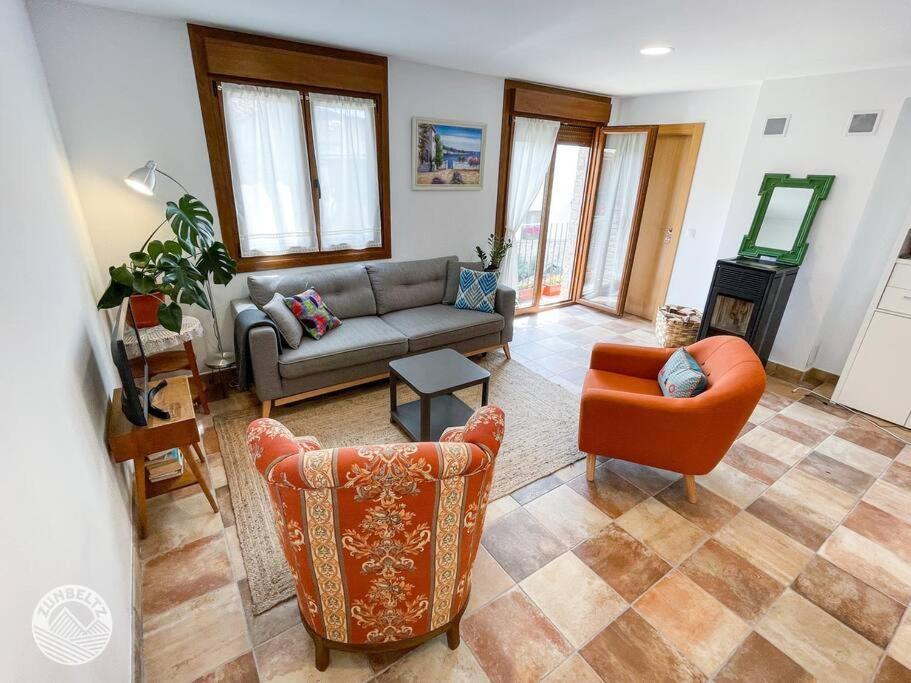 Casa Zunbeltz De 3 Habitaciones En Plena Montana Lezáun Exteriör bild
