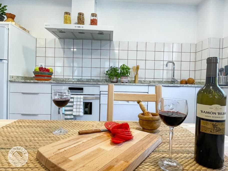 Casa Zunbeltz De 3 Habitaciones En Plena Montana Lezáun Exteriör bild